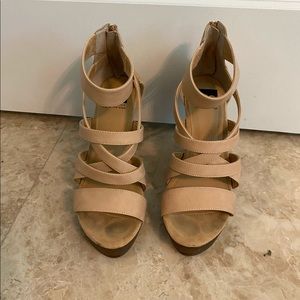 BC Tan Wedges